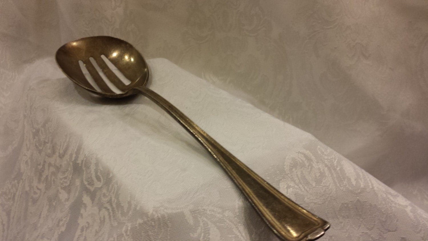 International Silver Company Slotted Spoon Silver Plate Serving Piece