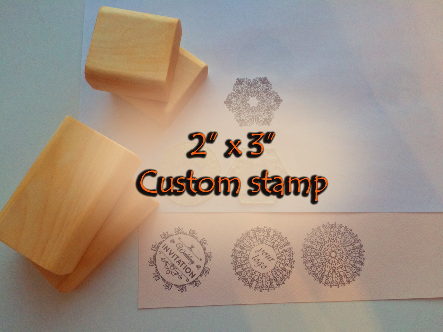 Custom Stamp 2x3 Custom Stamp For Business Card