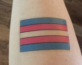 Transgender Flag Temporary Tattoo