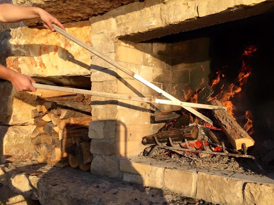 Original Campfire Tongs. Lightweight and durable. Made in