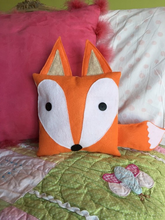 Items similar to Adorable Fox Pillow on Etsy