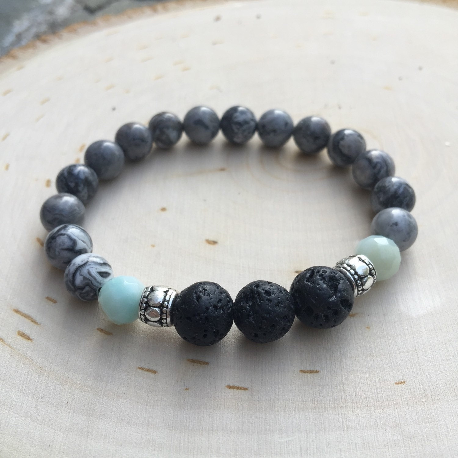 Diffuser bracelet / Lava rock diffuser bracelet / Gemstone