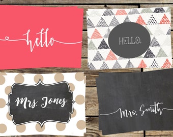 CUSTOM Stationery Fold-Over Cards