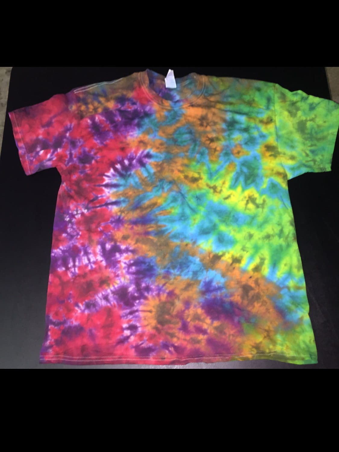 crumple tie dye long sleeve