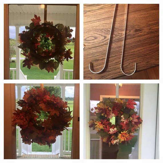Metal Double Wreath Hanger