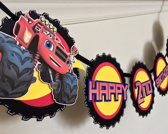 Blaze and the Monster Machines inspired banner