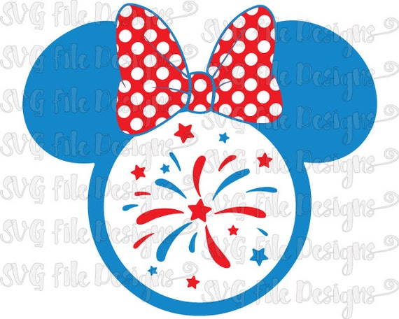 Download Fourth of July Minnie Mouse Fireworks Patriotic by ...