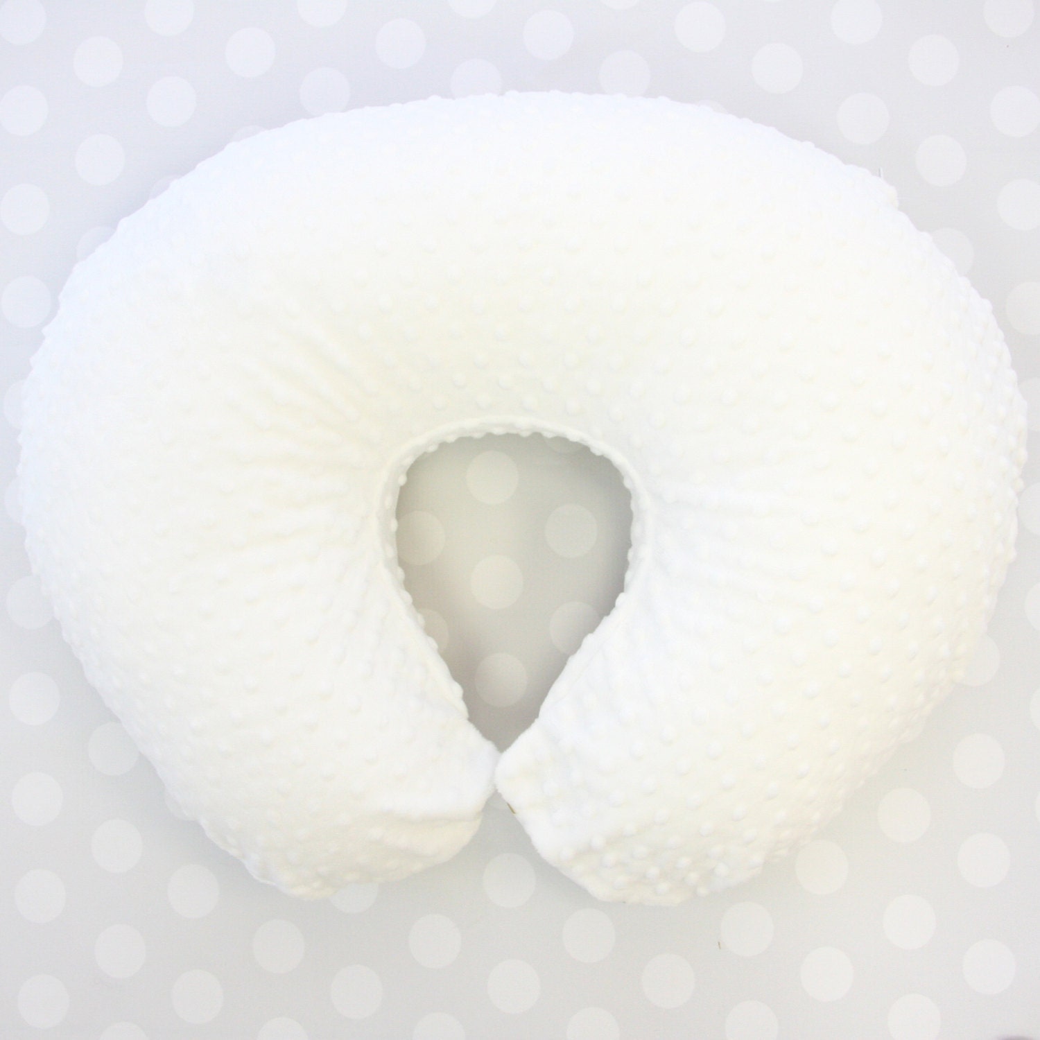 Gold Quatrefoil Gold and White Nursing Pillow Cover