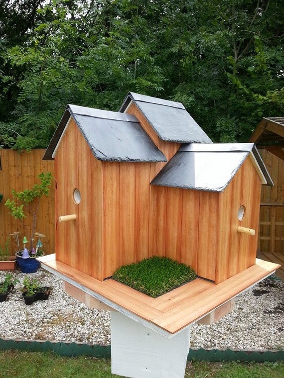 Bird Hotel by TheWoodWeaver on Etsy