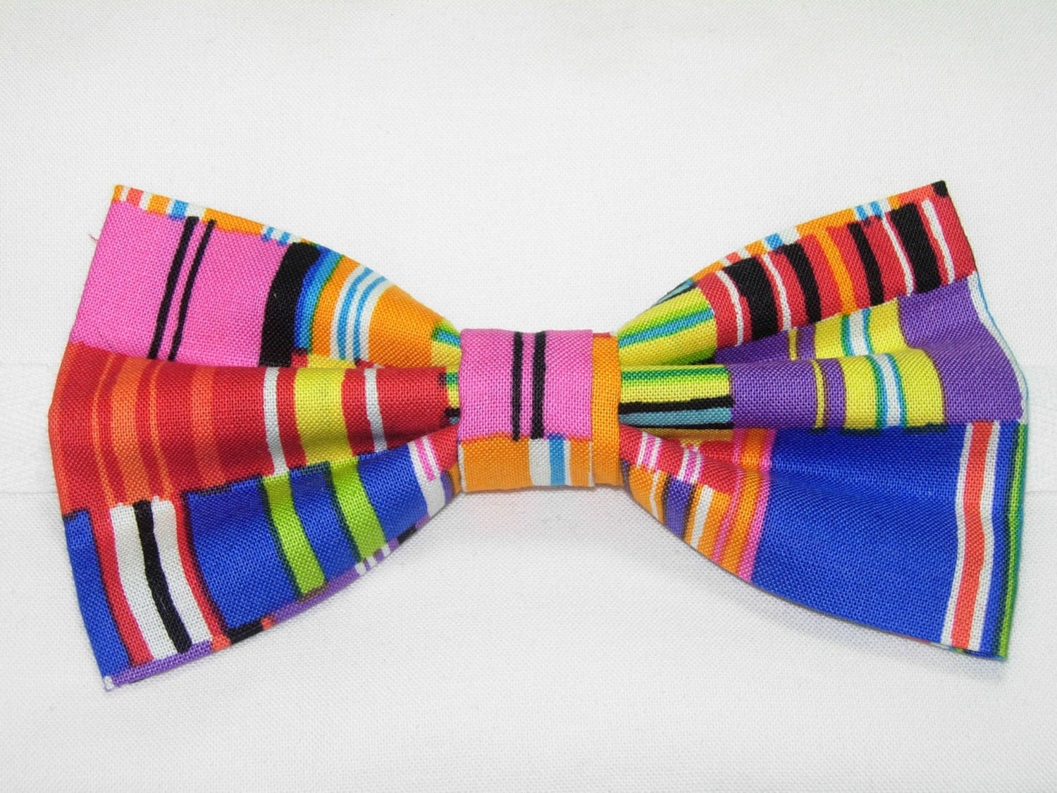 Colorful Broken Lines Pretied Bow Tie Colorful bow ties