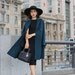 Modern Casual Wool Blend Trench Coat for Fall / Winter