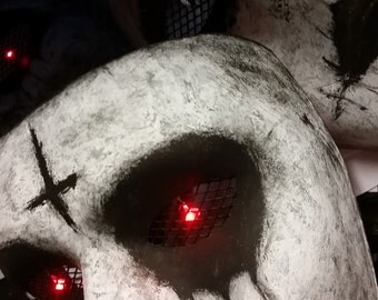 The Purge Anarchy Mask with Red LED Lighted Eyes On/Off Switch