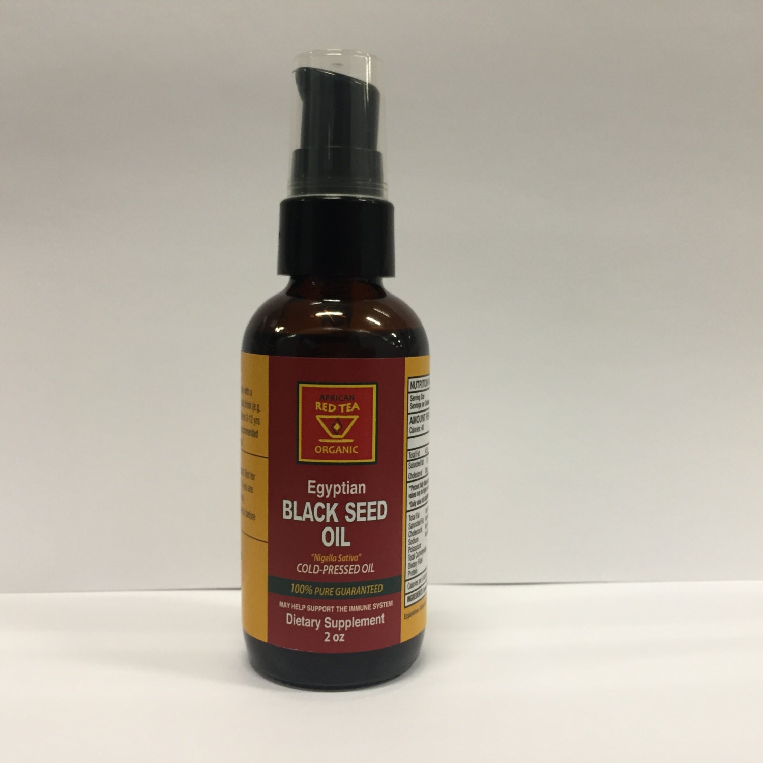 Black Seed Oil from Egypt 2oz Amber Glass w/ Pump Top