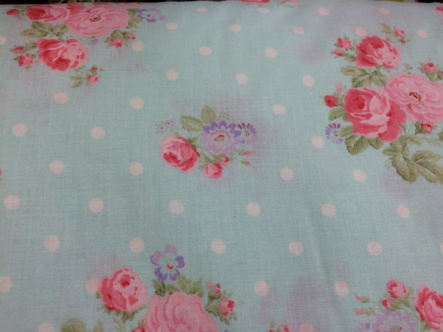 light blue shabby chic style floral fabric rose fabric light blue shabby chic style floral fabric rose fabric