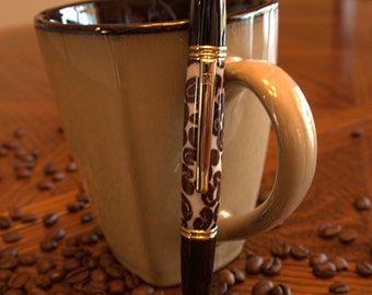 handcrafted Gatsby Coffee Bean pen
