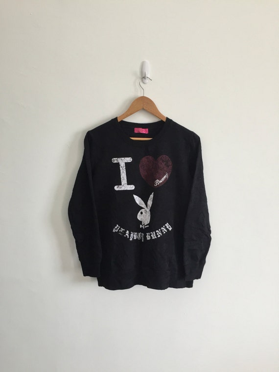 Vintage PLAYBOY BUNNY Crewneck Sweatshirt Sweater Large Size