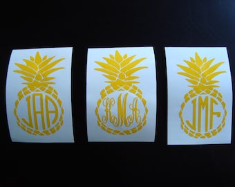 Vinyl Monogram Decal, Monogram Decal, Monogram Sticker