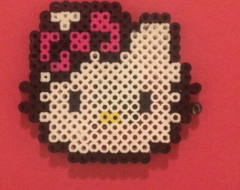 Items similar to Hello Kitty Perler Bead Bow on Etsy