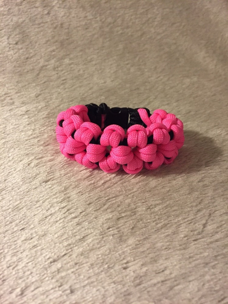 Paracord Flower Bracelet Aztec Sun Bar Spring by Paracord901