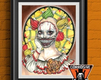 Twisty The Clown - American Horror Story - Print
