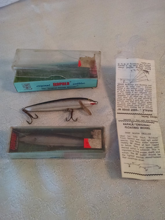 Vintage Original Rapala Wobbler Vintage Fishing Lures Rapala