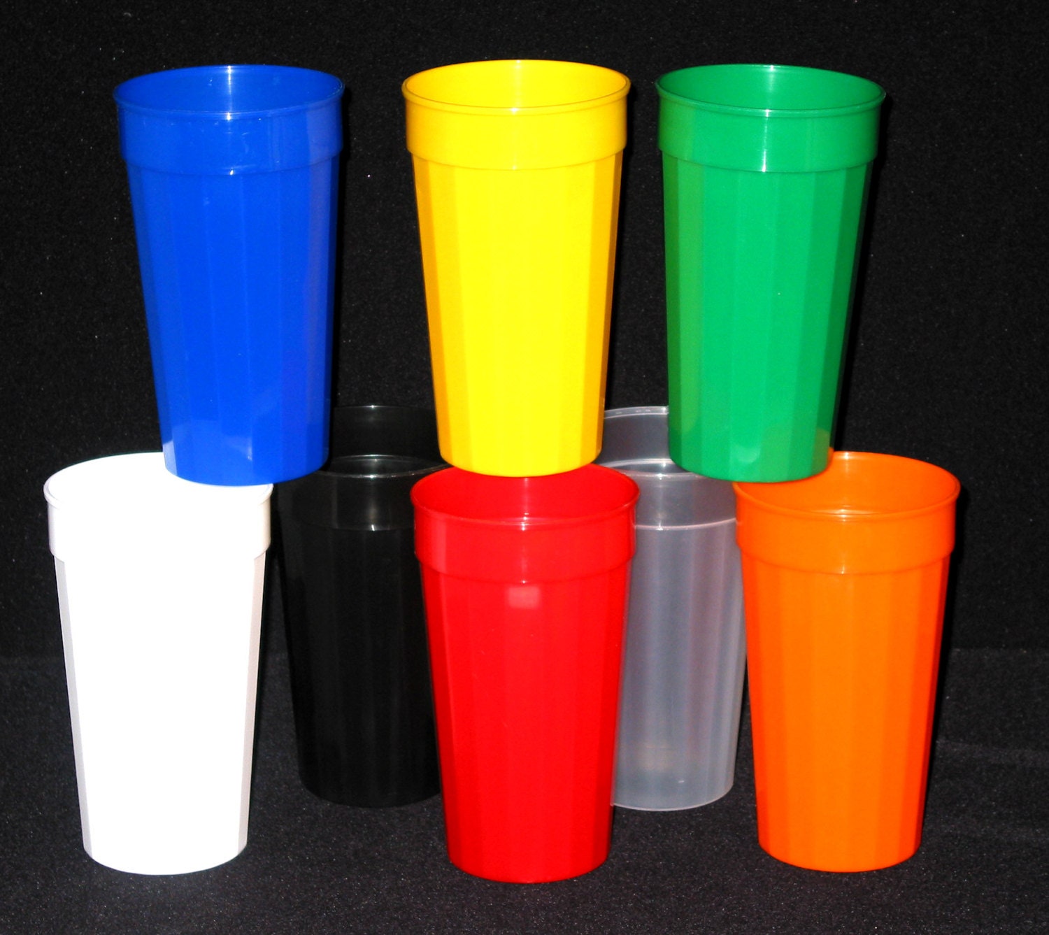 9 Variations12 Fluted Large Tumblers Made USA Use As Is Or