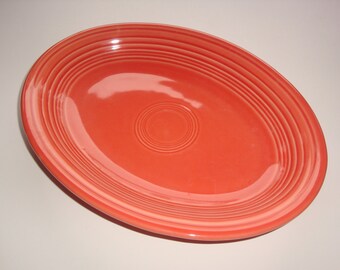 Fiestaware Salmon (Newer) Medium Size Platter by Homer Laughlin