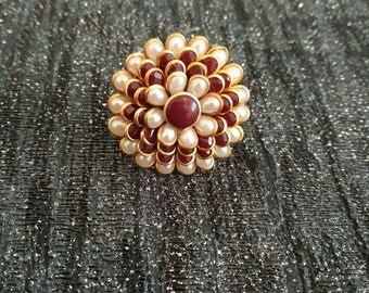 RI002 Pachhi Indian Pakistani rings for wedding parties, exclusive Bollywood Bajirao Mastani inspired design