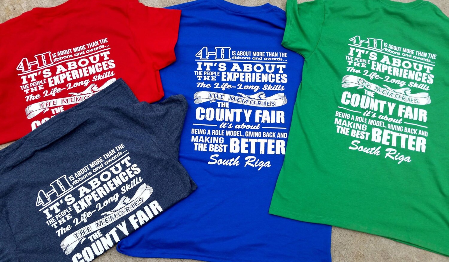 4-H T Shirt FFA 4H Club Fair Farm County Fair by BlackPearlTees