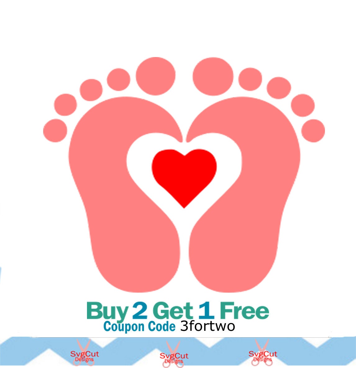 Download Baby Feet svg DXF EPS Png Studio3 For Silhouette by svgcutdesigns