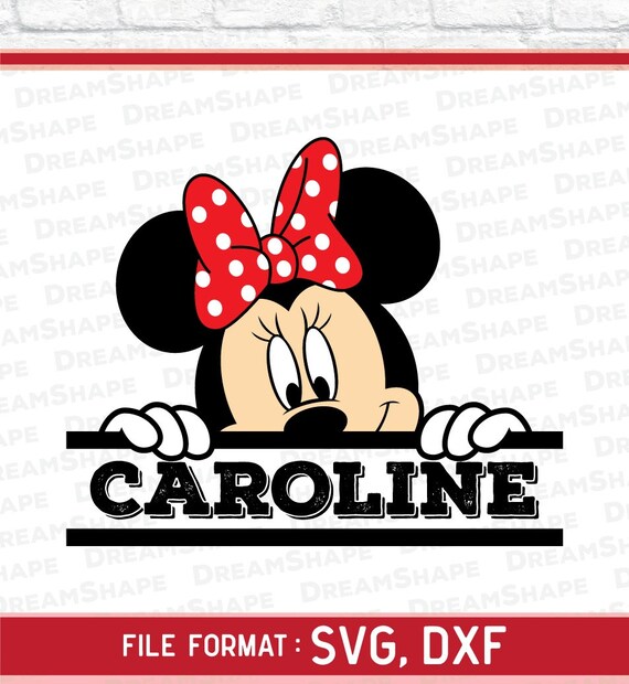 Download Mouse Peeking SVG Mouse Ears Monogram SVG Files Mouse