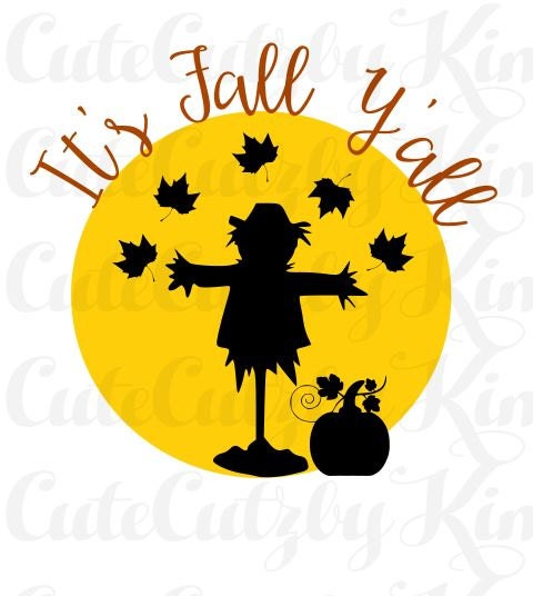 It's Fall Y'all svg from CuteCutzbyKim on Etsy Studio