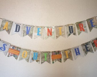 Adventure is Out There birthday banner, wilderness explore, russell, up theme, party