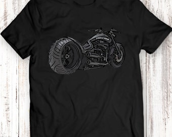 Motor Racing Custom Motorcycle Harley Davidson Engine Unisex/Mens Gift Idea T-Shirt 100% Cotton T Shirt Garment Apparel
