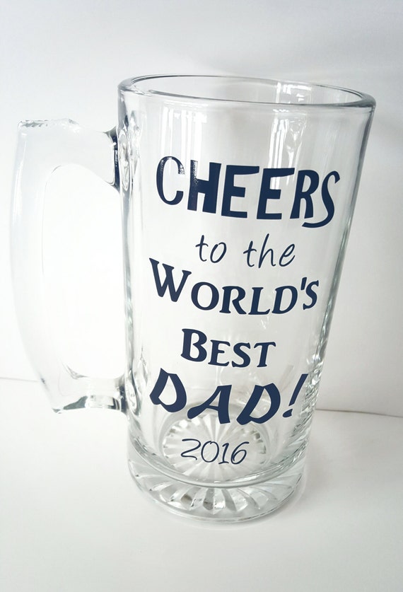 Items similar to Large Custom Beer Mug Dad Beer Mug Dad Gift