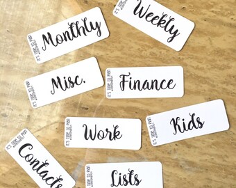 Traveler's Notebook Insert Label | Word Labels
