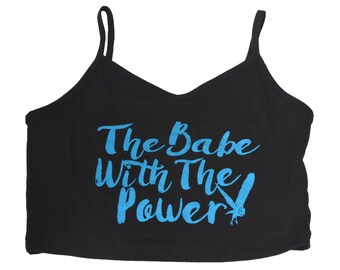 The Babe with the Power, Labyrinth Movie, Black crop top, Bowie
