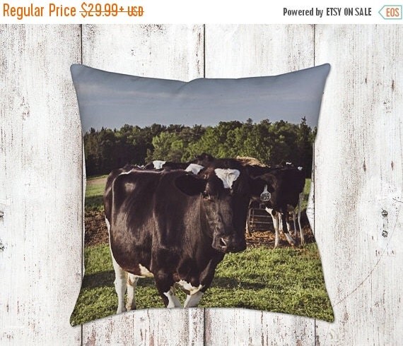 outdoor cow pillow