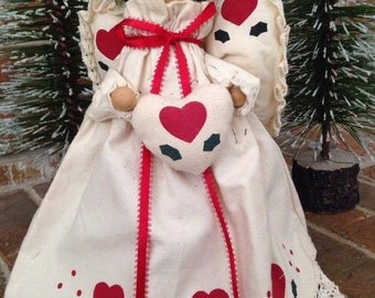 Vintage Angel Christmas Tree Topper/Table Decoration