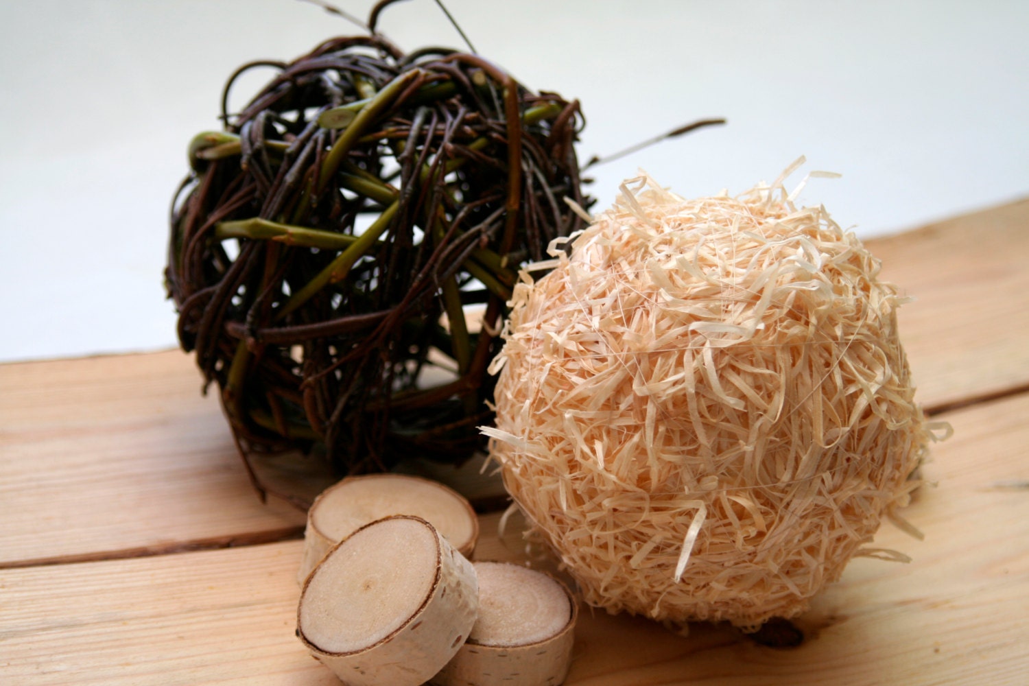 Decorative Bowl vase filler BALLSNordic Birch tree