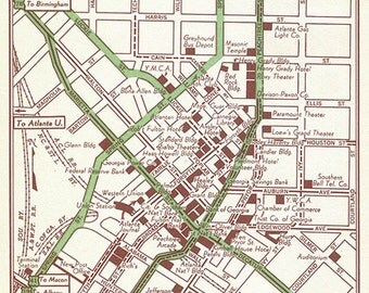 Street map Atlanta Georgia pdf