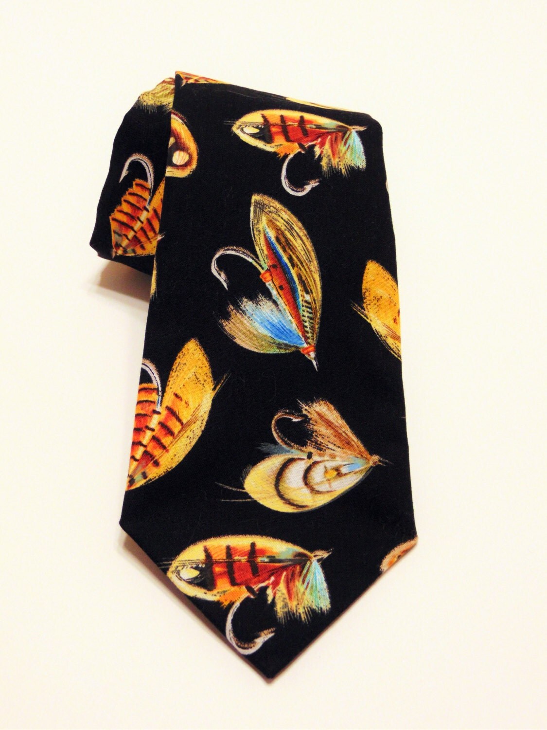 Fishing Necktie Fishing Tie Fishing Lure Necktie by EdsNeckties