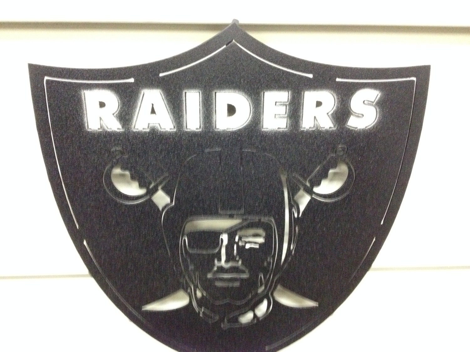 Oakland Raiders Metal Art Sign Raider Nation by metalartfever