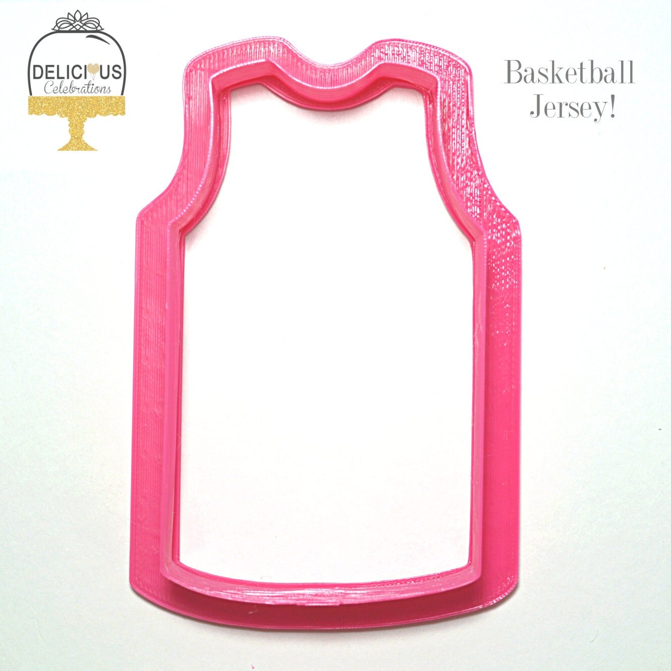 Basketball Jersey Cookie Cutter Toronto 3D by DeliciousCelebration