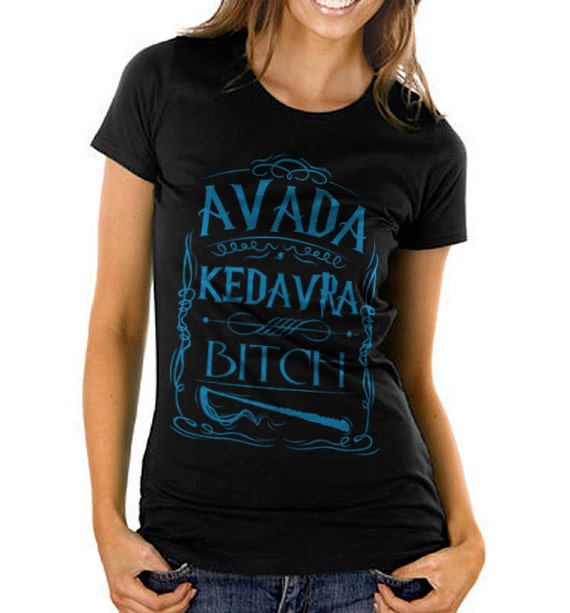 Gildan T-Shirt Avada Kedavra Bitch Harry Potter Magic Spell