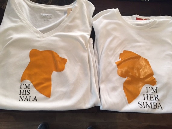 simba and nala shirts