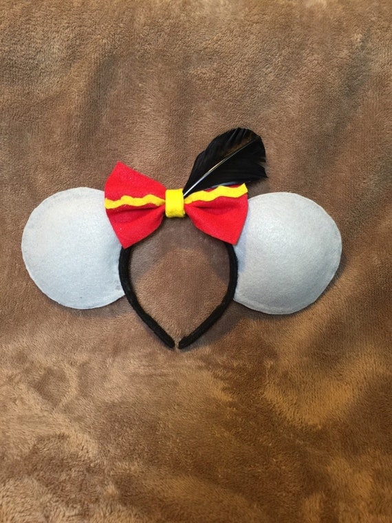 Disney Dumbo inspired ears by NeverlandHeadbandz on Etsy