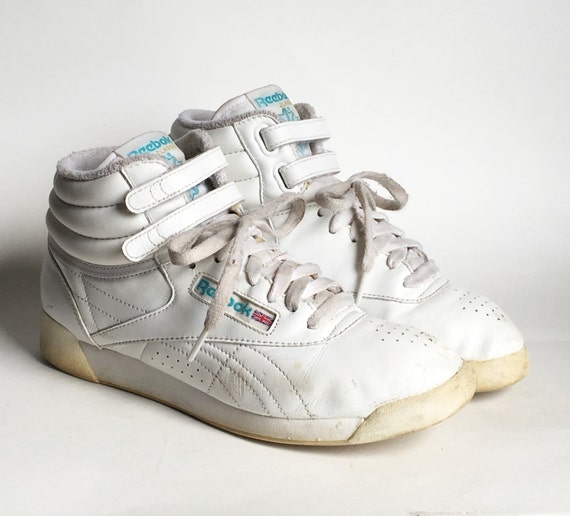Vintage Reebok Classic High Top Sneakers 1980s White