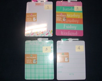 Magnetic Memo Boards. Target Dollar spot stationery