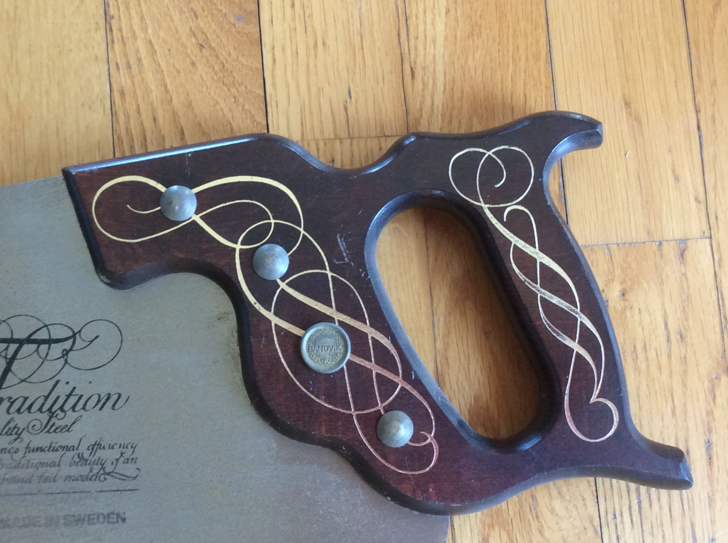 Sandvik Tradition Carpenter tool hand saw 288 model Sweden